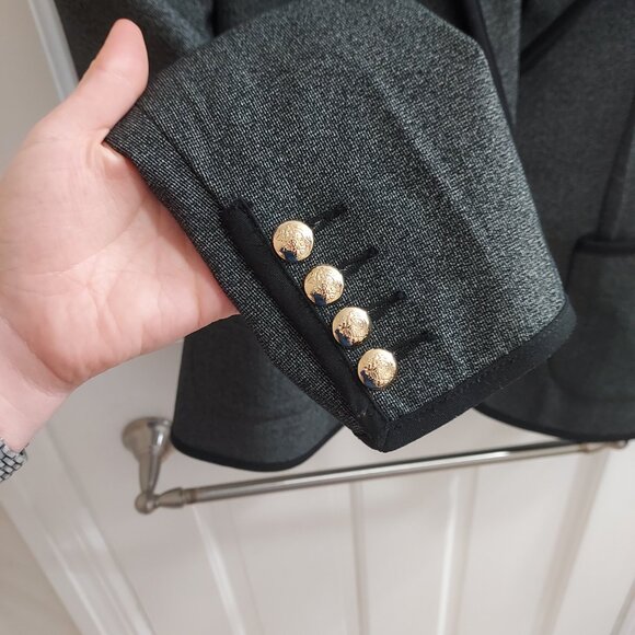 Lord & Taylor Grey Academy Blazer - Picture 7 of 9